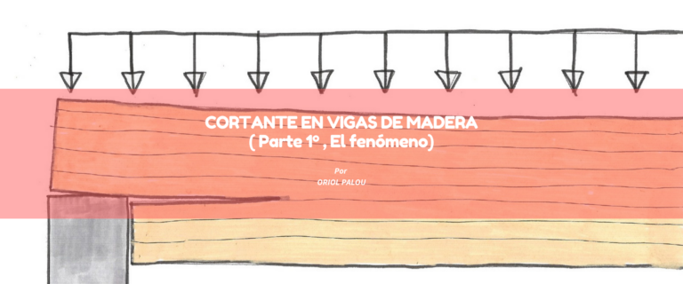 CORTANTE EN VIGAS DE MADERA( Parte 1º , El fenómeno)