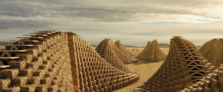 ESCUELA EN MALAWI HECHA DE BALAS DE PAJA #ARQUITECTURADEMADERA