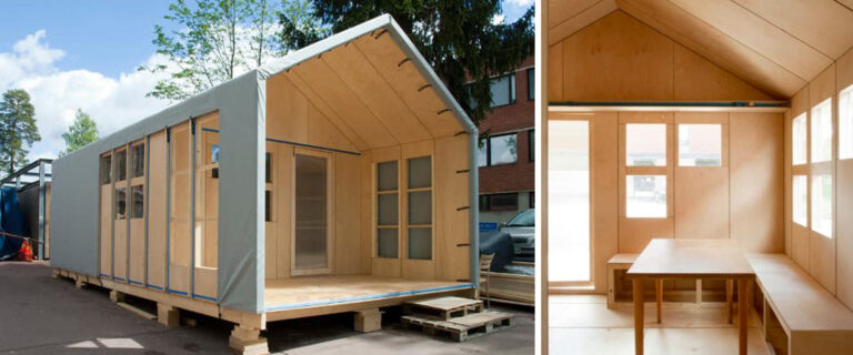 LIINA: CASA PARA 5 PERSONAS EN 6 HORAS #Arquitecturademadera